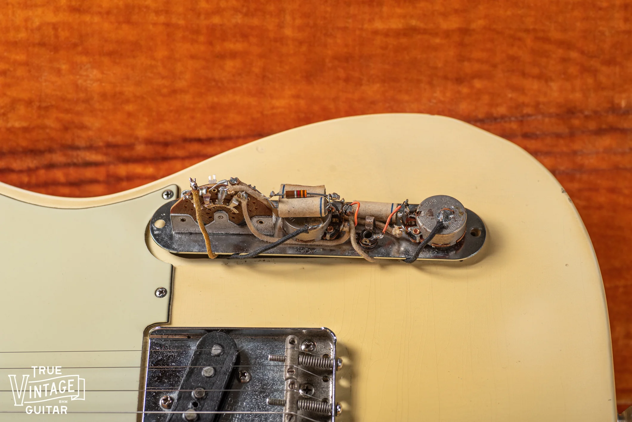 Fender Esquire 1960 Blond Nitrate Pickguard - Image 16