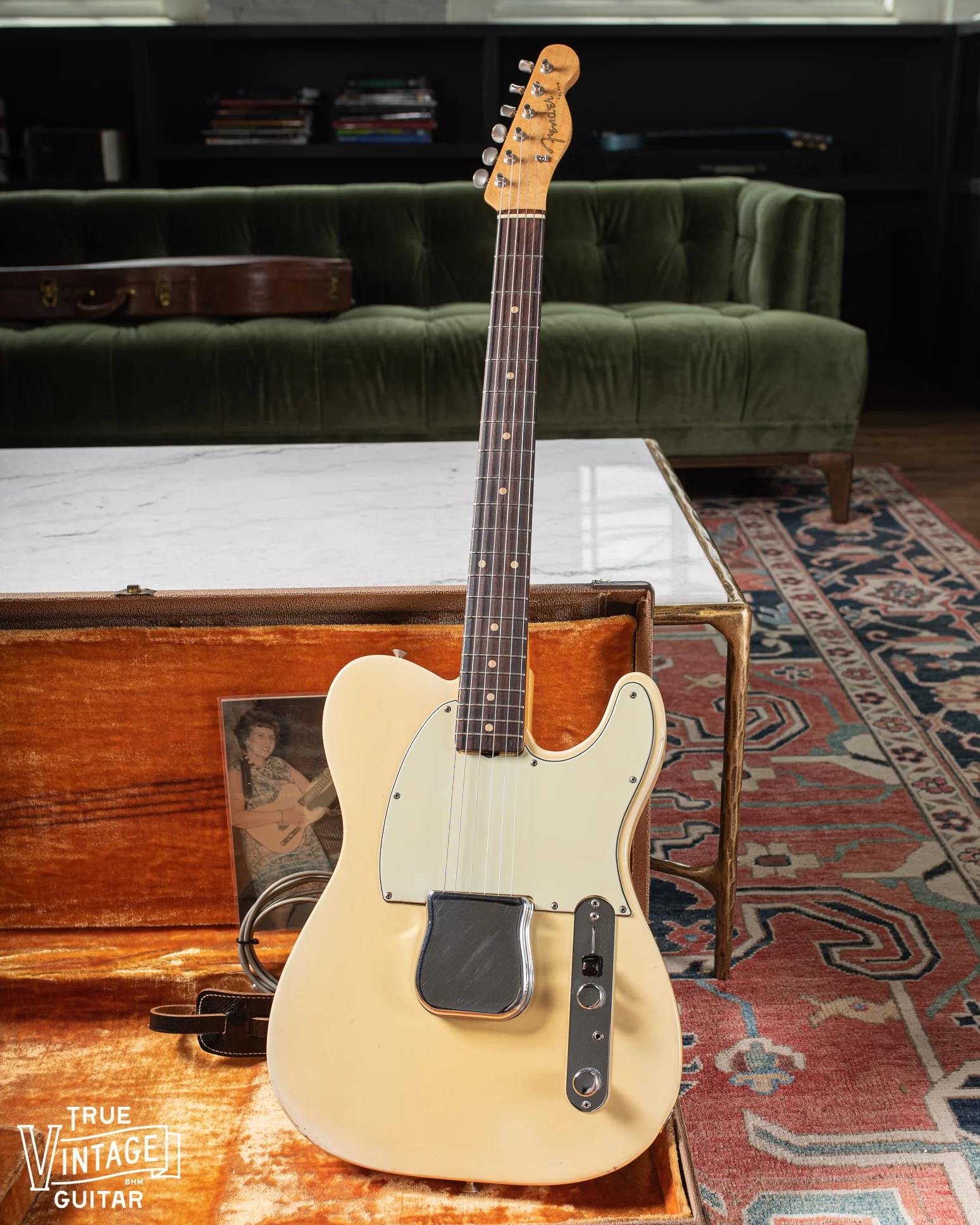 Fender Esquire 1960 Blond Nitrate Pickguard - Image 2
