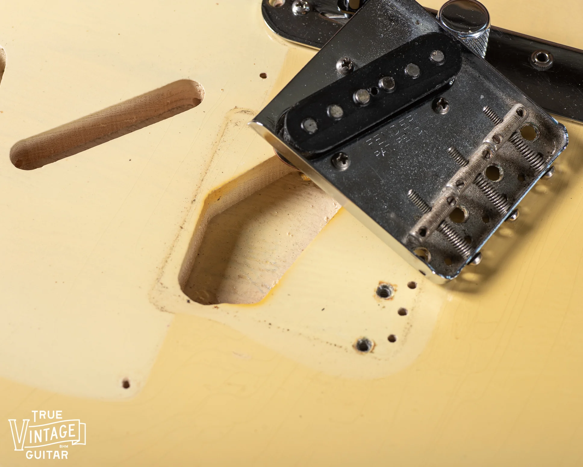 Fender Esquire 1960 Blond Nitrate Pickguard - Image 21