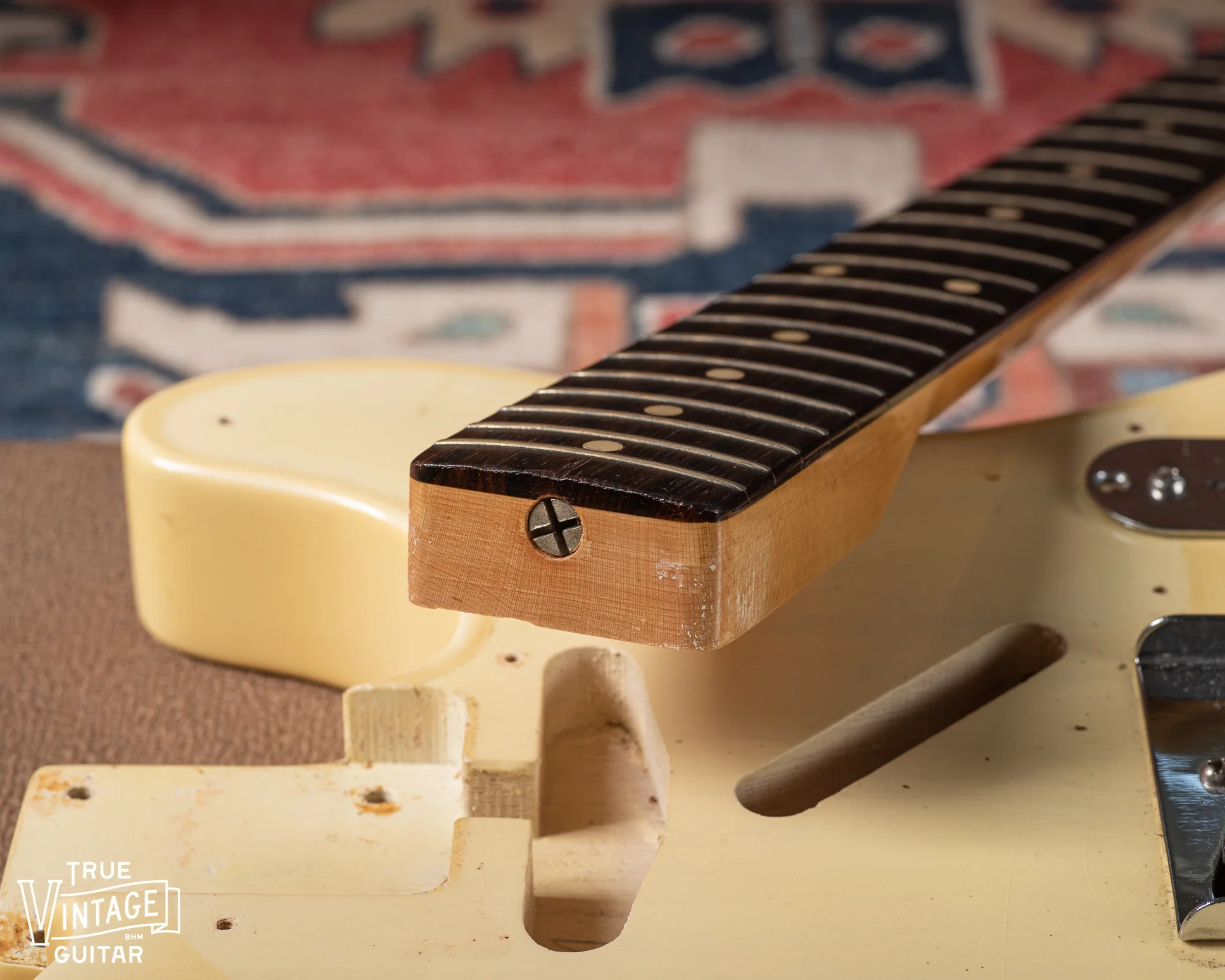 Fender Esquire 1960 Blond Nitrate Pickguard - Image 23