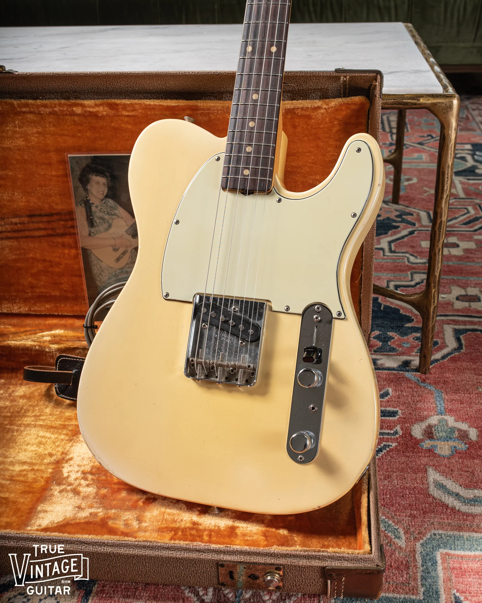 Fender Esquire 1960 Blond Nitrate Pickguard - Image 5