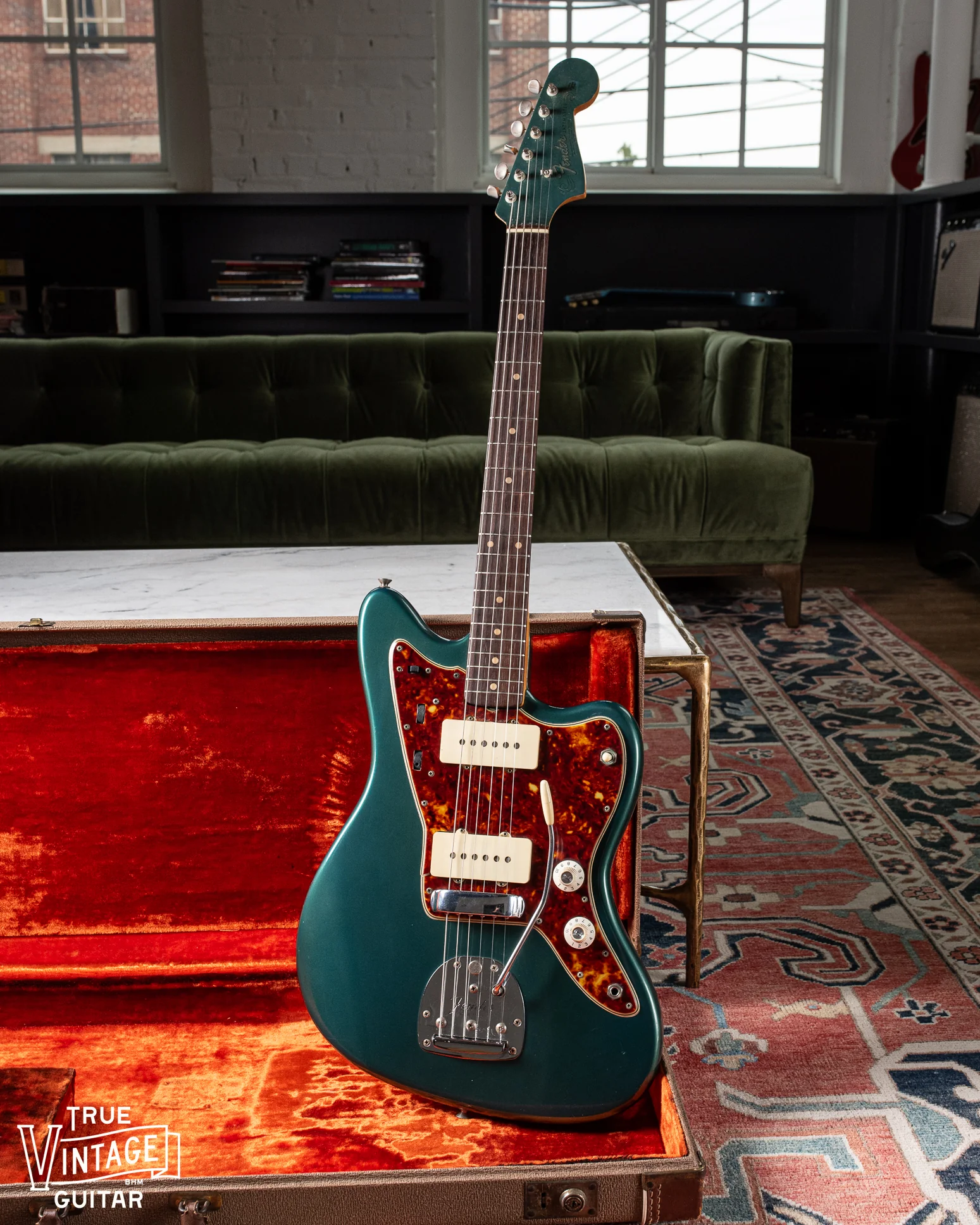 Fender Jazzmaster 1960 Factory Refinish Lake Placid Blue 1968 - Image 2