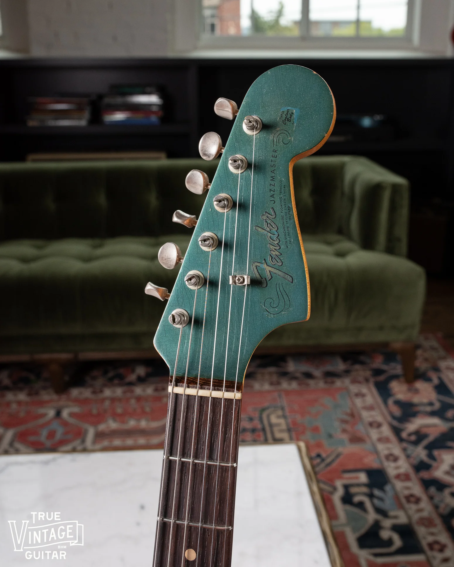 Fender Jazzmaster 1960 Factory Refinish Lake Placid Blue 1968 - Image 7