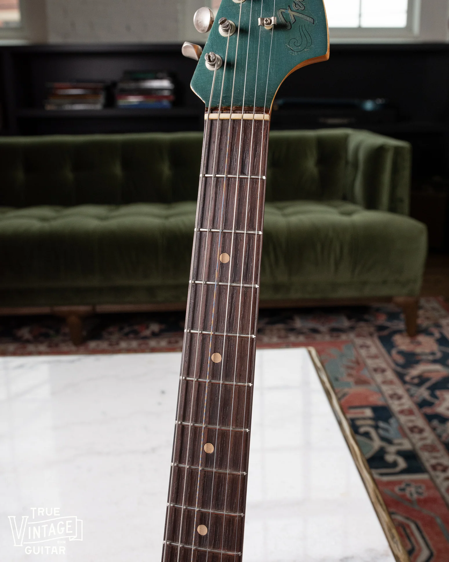 Fender Jazzmaster 1960 Factory Refinish Lake Placid Blue 1968 - Image 8