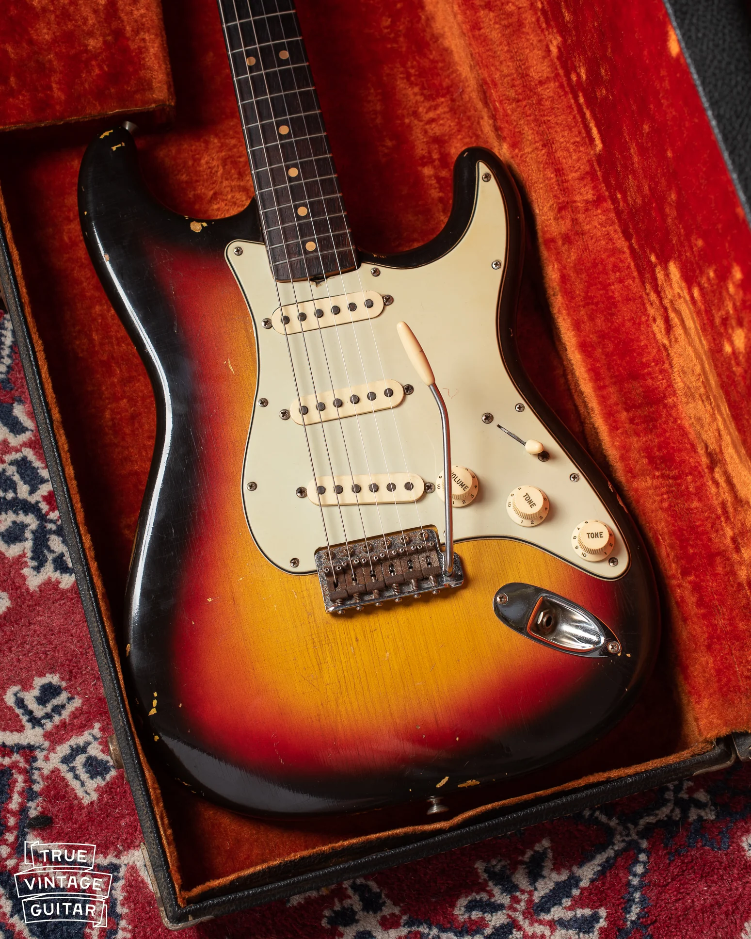 Fender Stratocaster 1963 Sunburst - Image 10