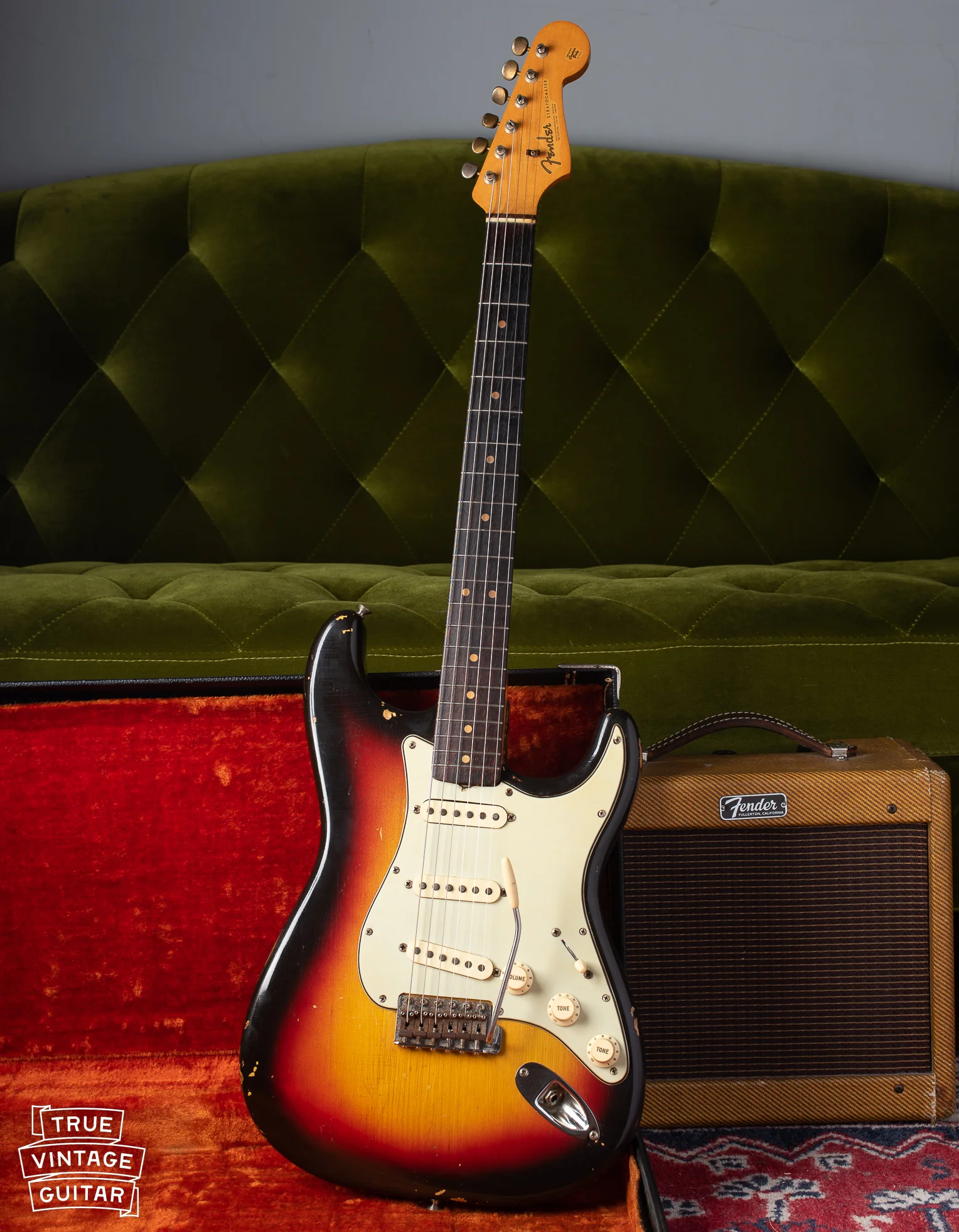 Fender Stratocaster 1963 Sunburst - Image 2
