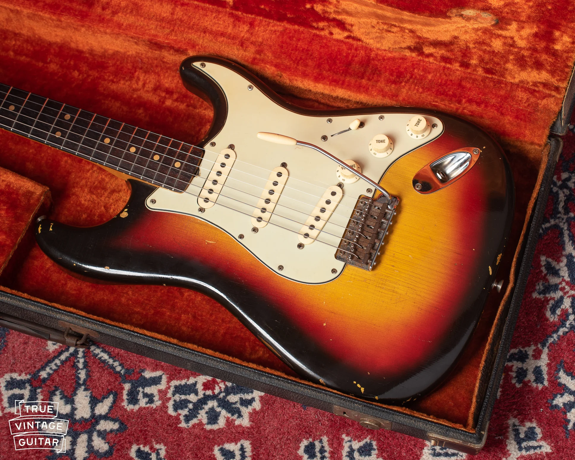 Fender Stratocaster 1963 Sunburst - Image 8