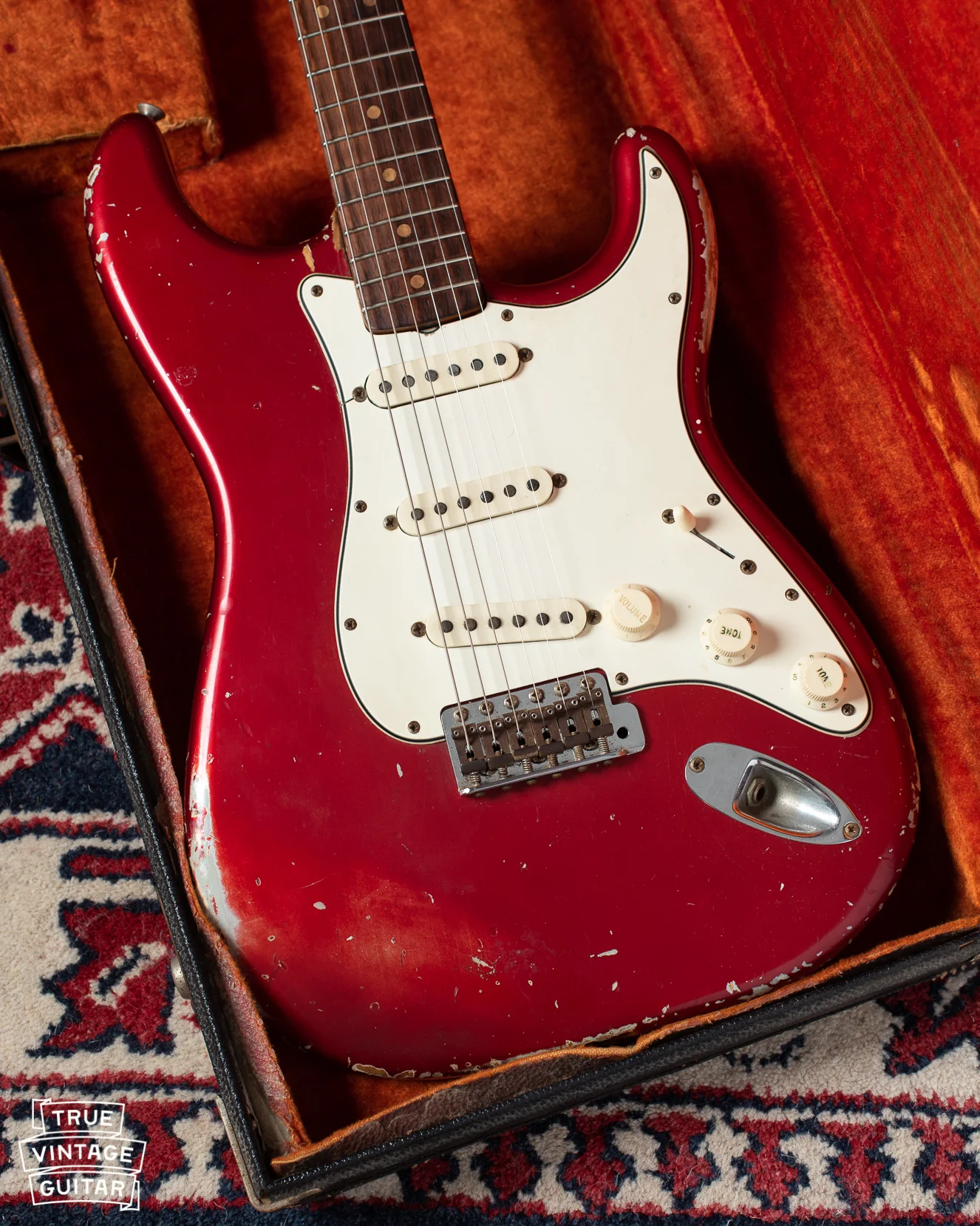Fender Stratocaster 1964 Candy Apple Red Metallic - Image 5