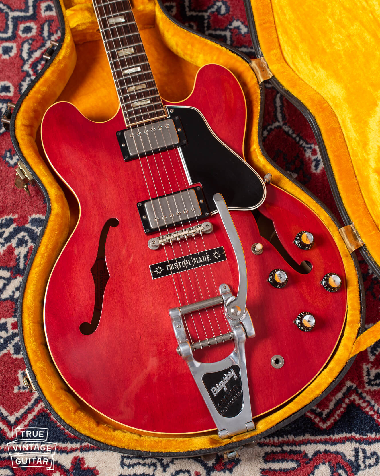 Gibson ES-335 TDC 1963 Red Bigsby - Image 11