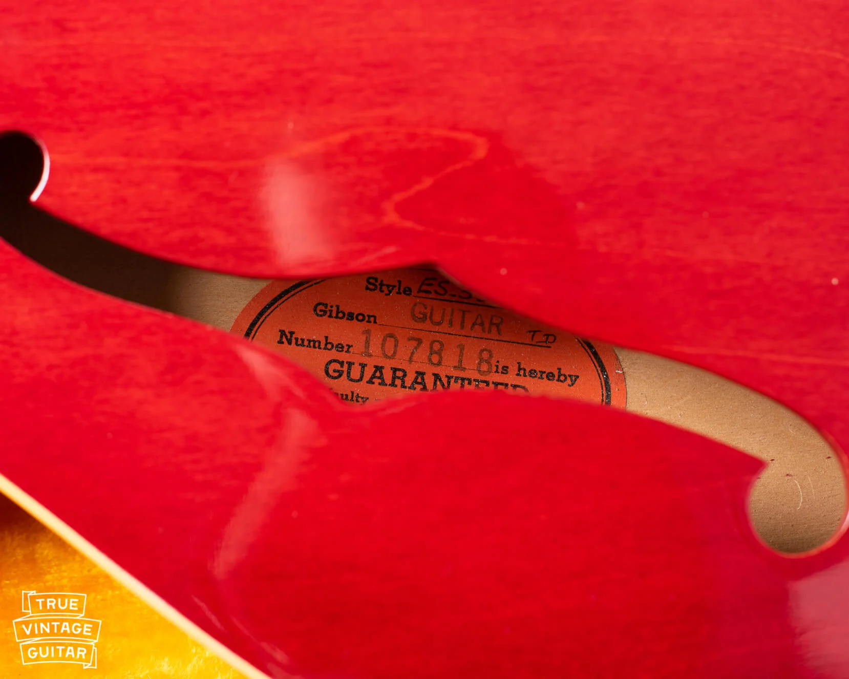 Gibson ES-335 TDC 1963 Red Bigsby - Image 13