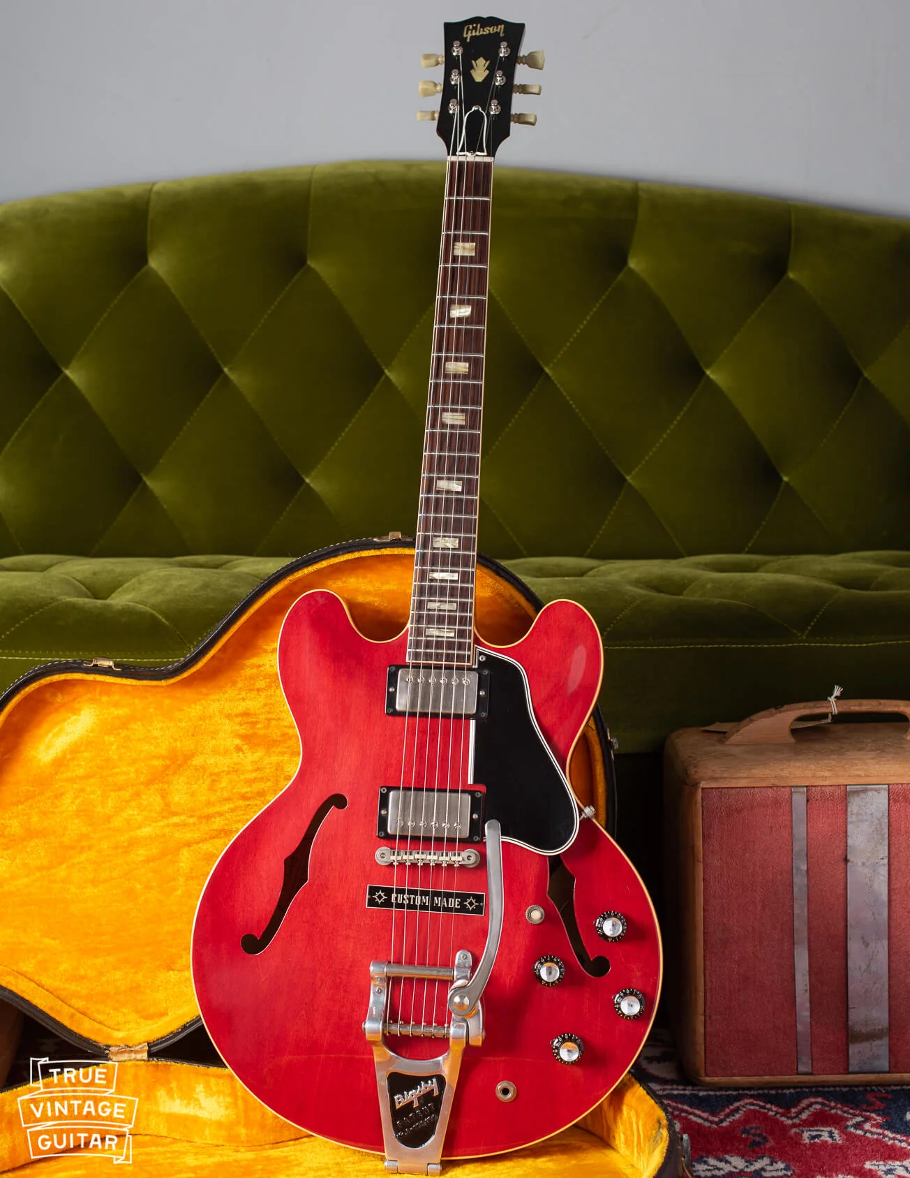 Gibson ES-335 TDC 1963 Red Bigsby - Image 2