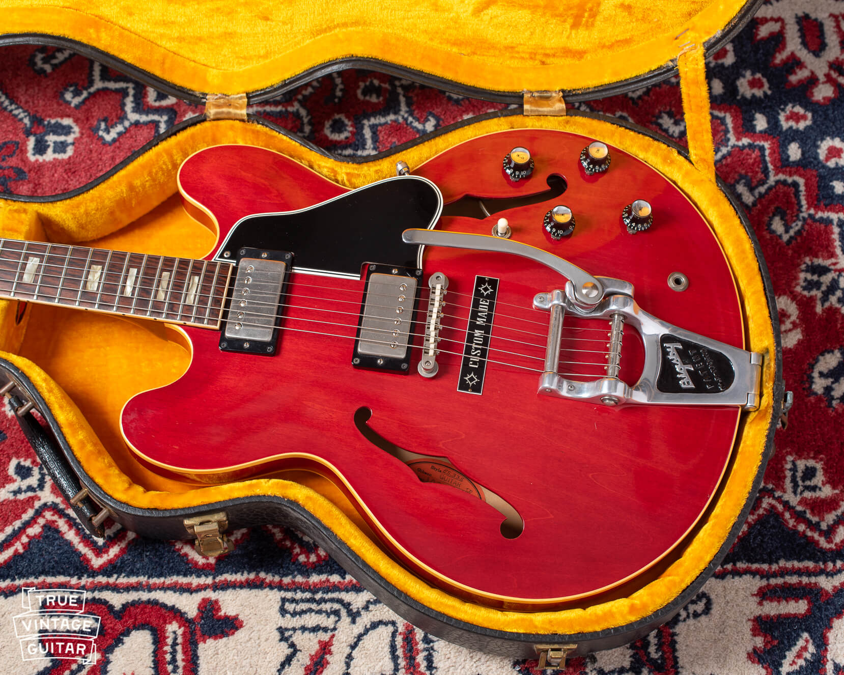 Gibson ES-335 TDC 1963 Red Bigsby - Image 4
