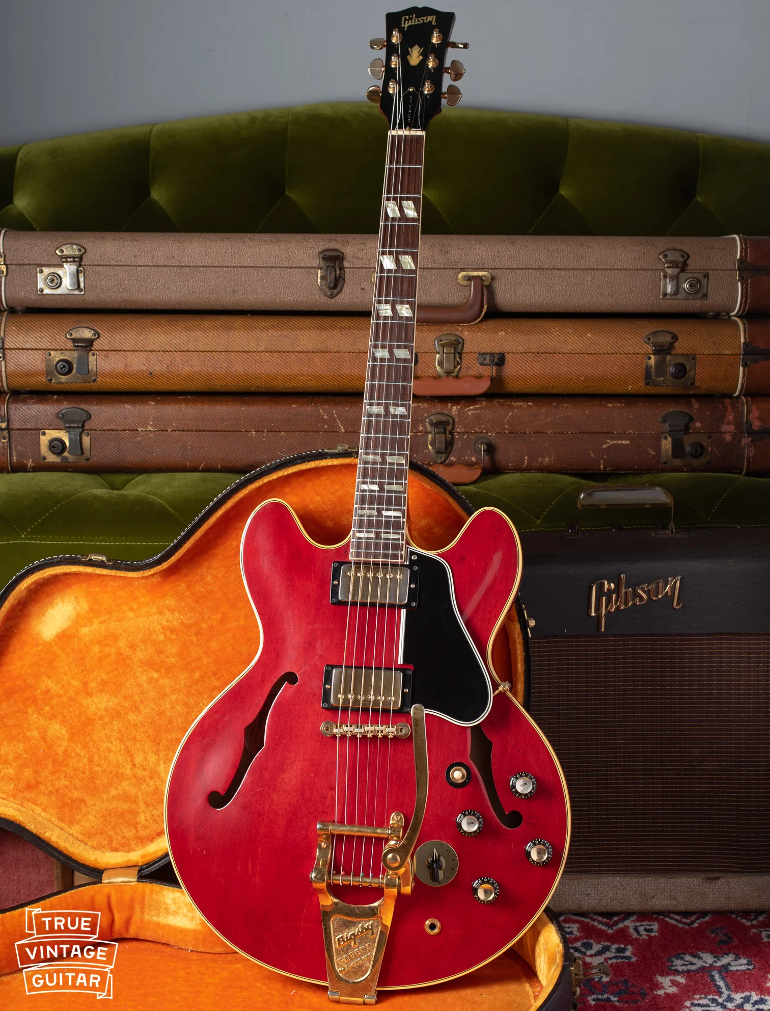 Gibson ES-345 1966 Cherry Red - Image 2