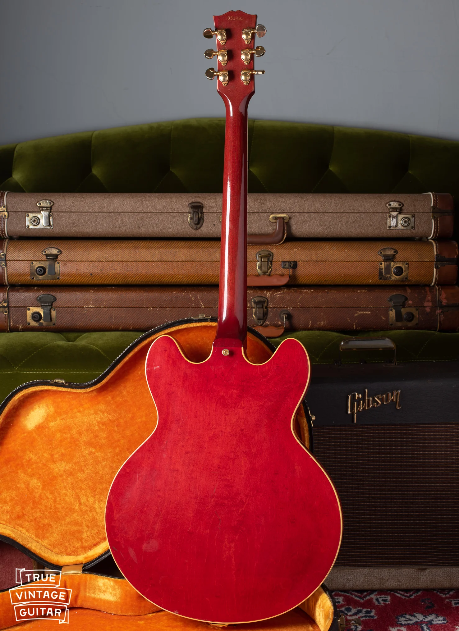 Gibson ES-345 1966 Cherry Red - Image 3