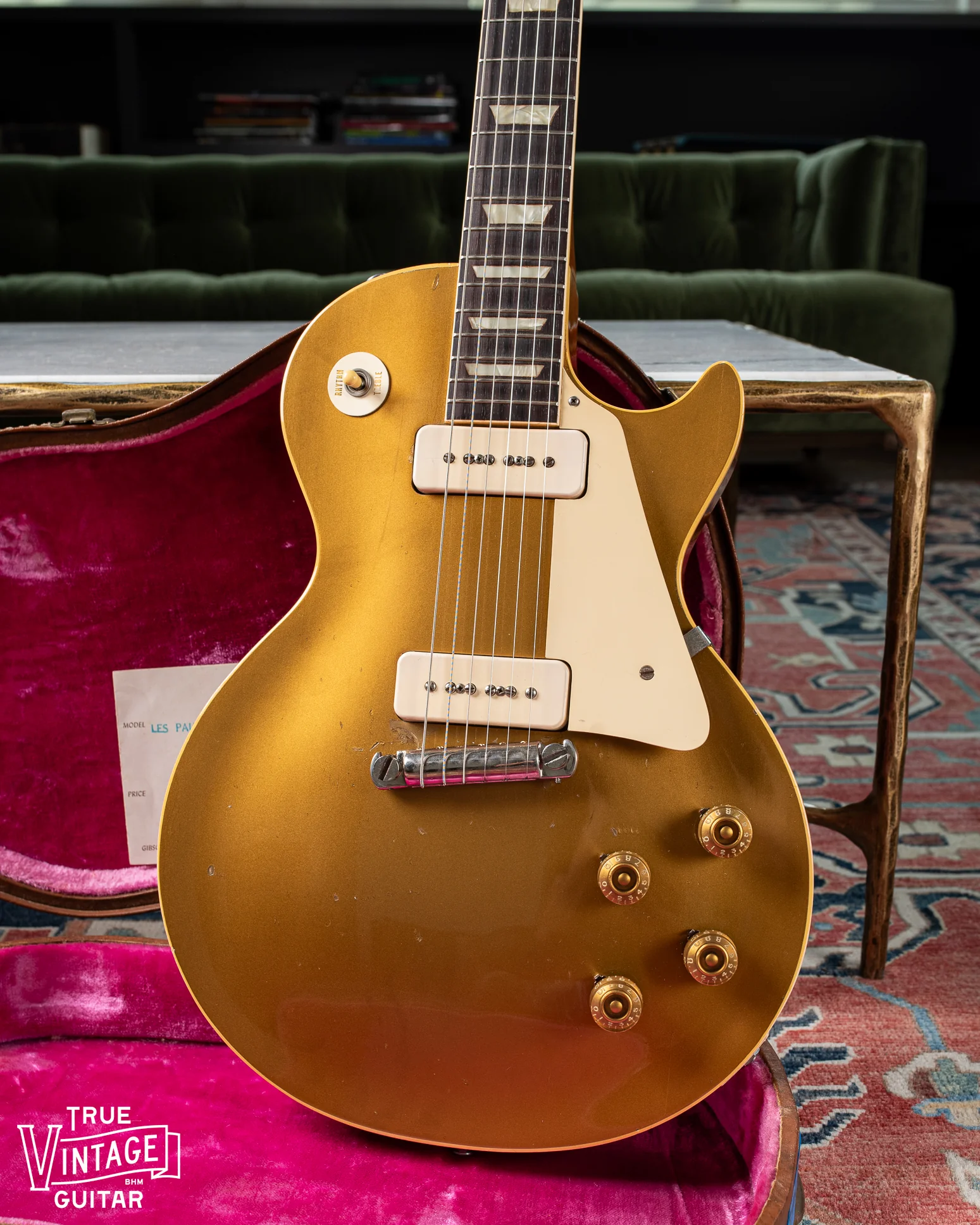 Gibson Les Paul Model Goldtop 1955 with tag