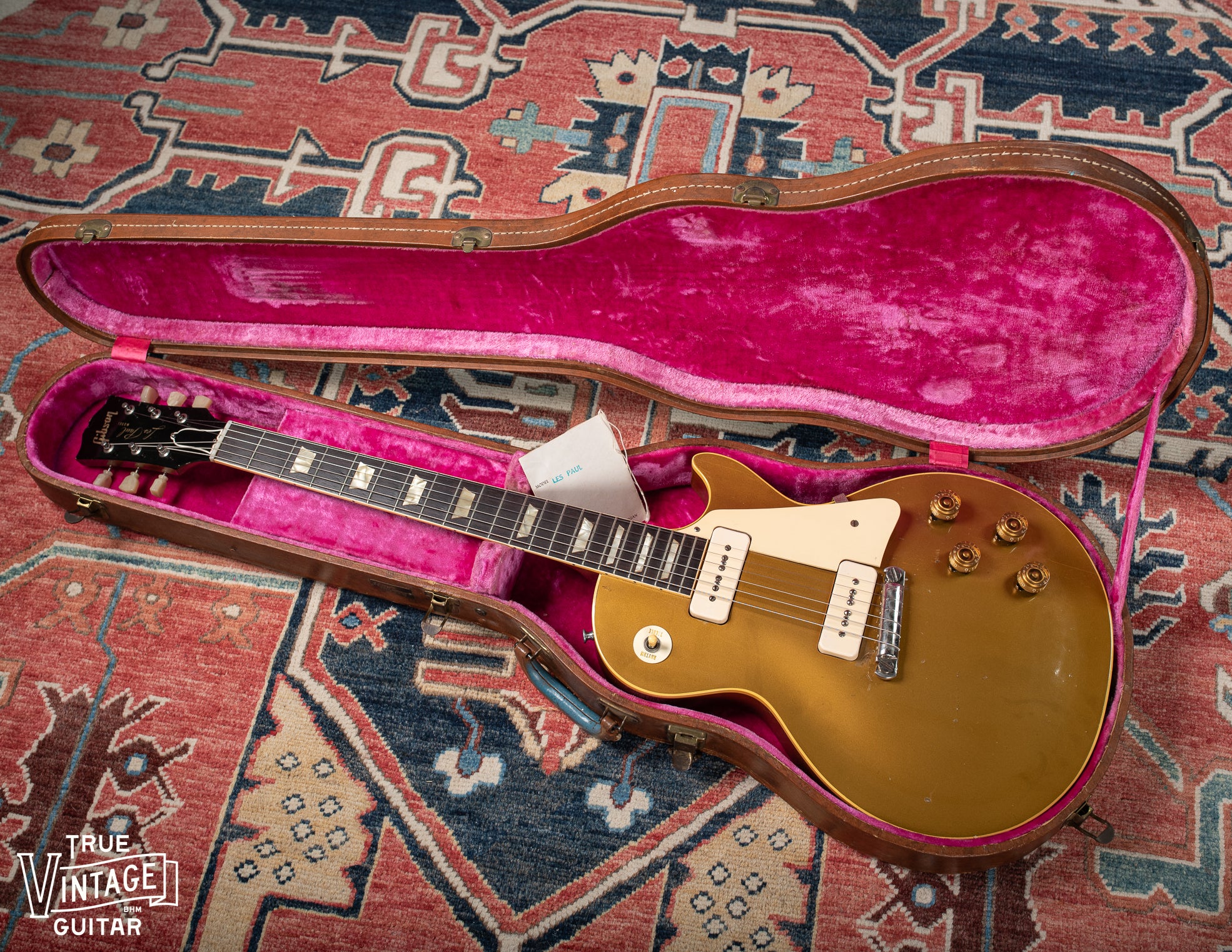 Gibson Les Paul Model Goldtop 1955 with tag - Image 10