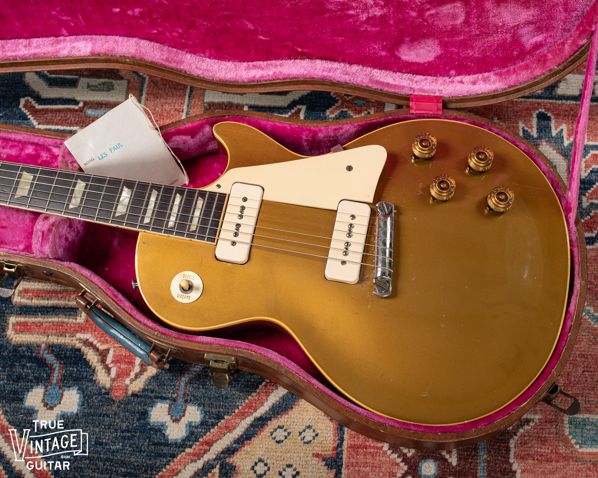 Gibson Les Paul Model Goldtop 1955 with tag - Image 11