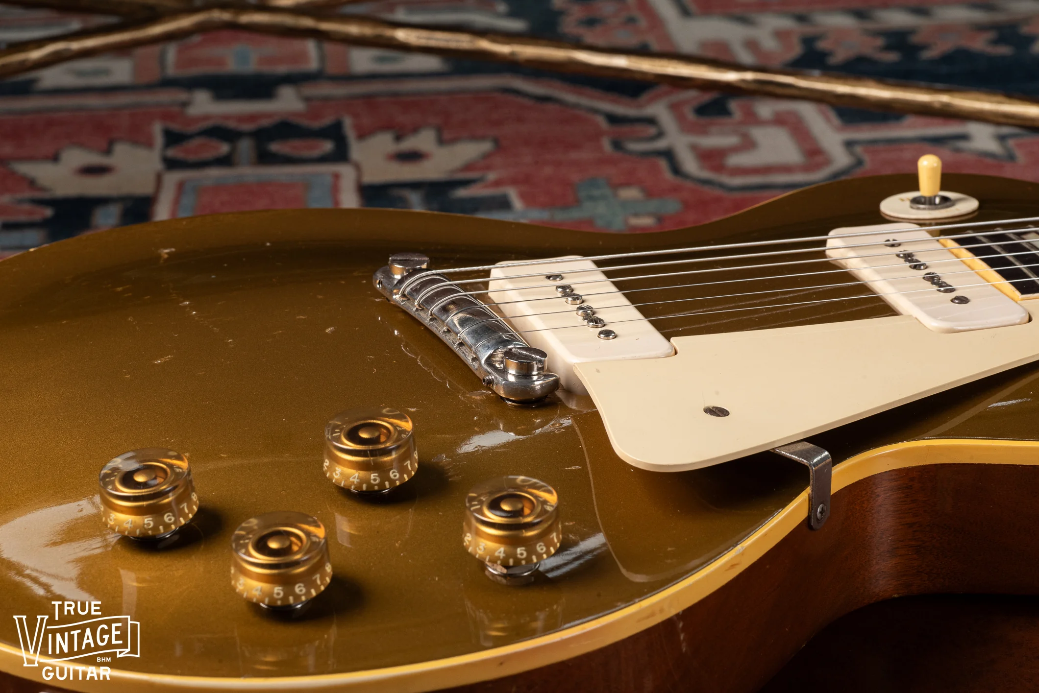Gibson Les Paul Model Goldtop 1955 with tag - Image 16