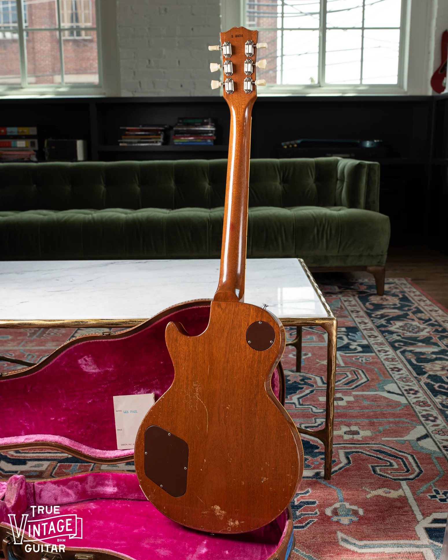 Gibson Les Paul Model Goldtop 1955 with tag - Image 4