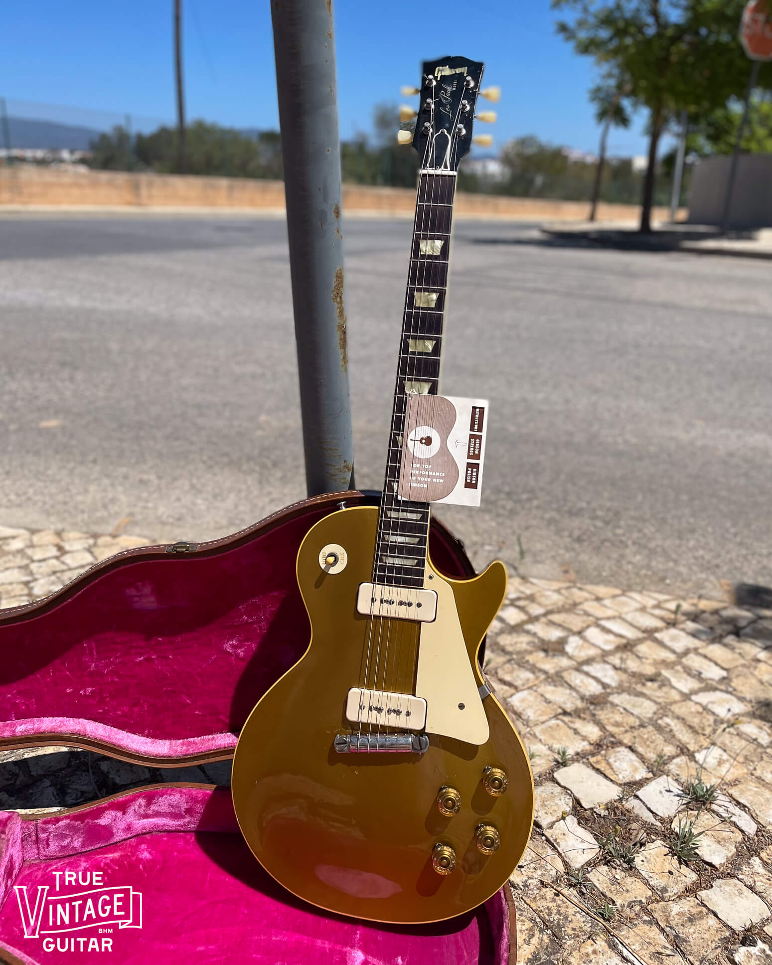 Gibson Les Paul Model Goldtop 1955 with tag - Image 5