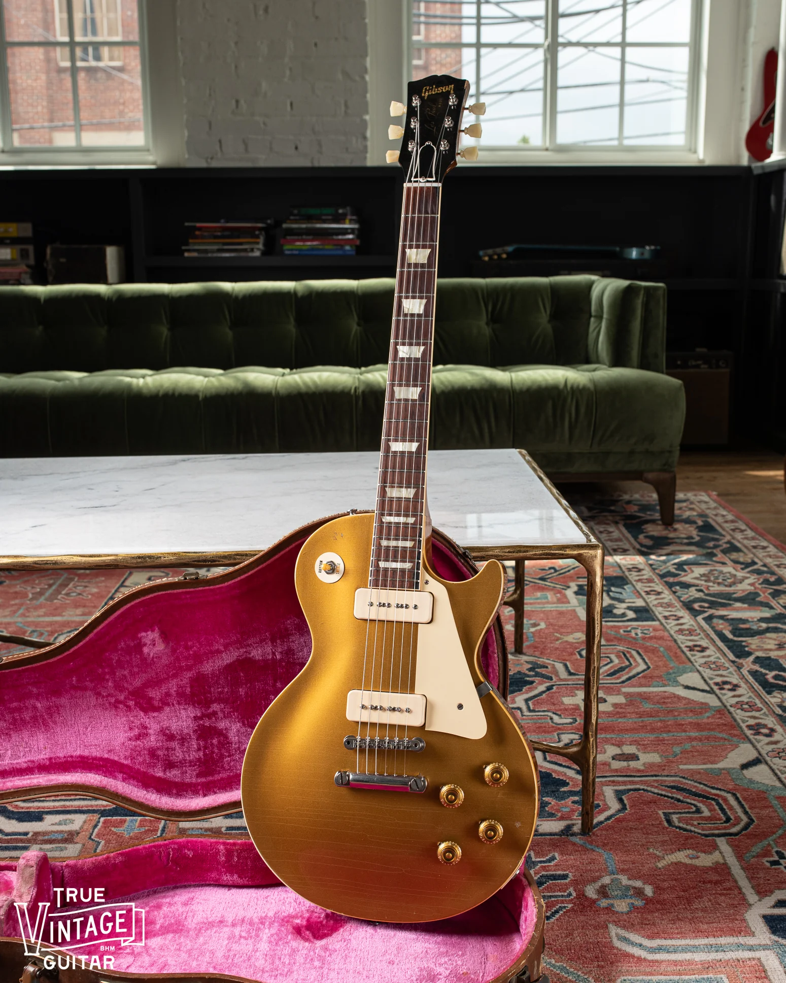 Gibson Les Paul Model Goldtop 1955 with Tune-O-Matic - Image 2