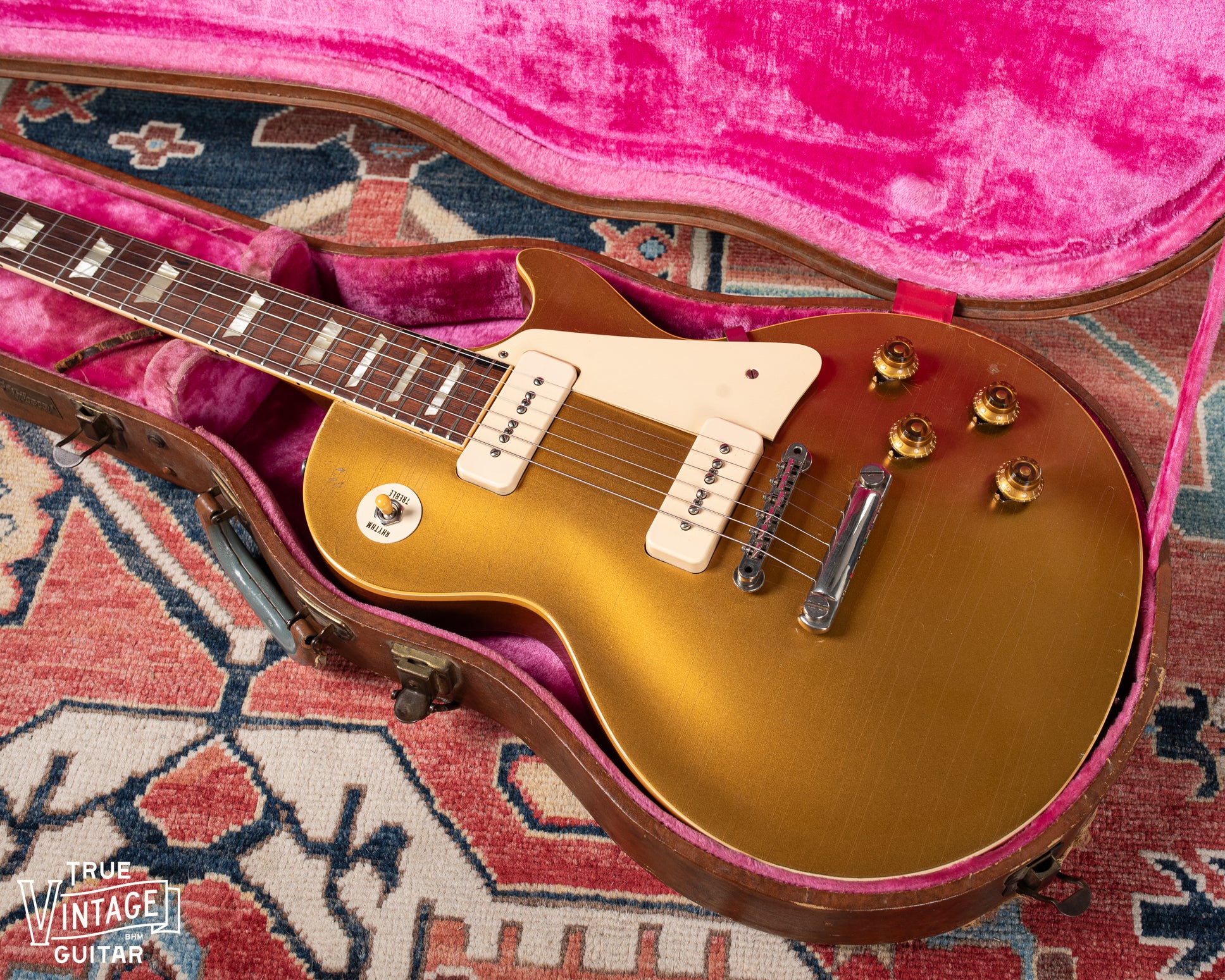 Gibson Les Paul Model Goldtop 1955 with Tune-O-Matic - Image 6