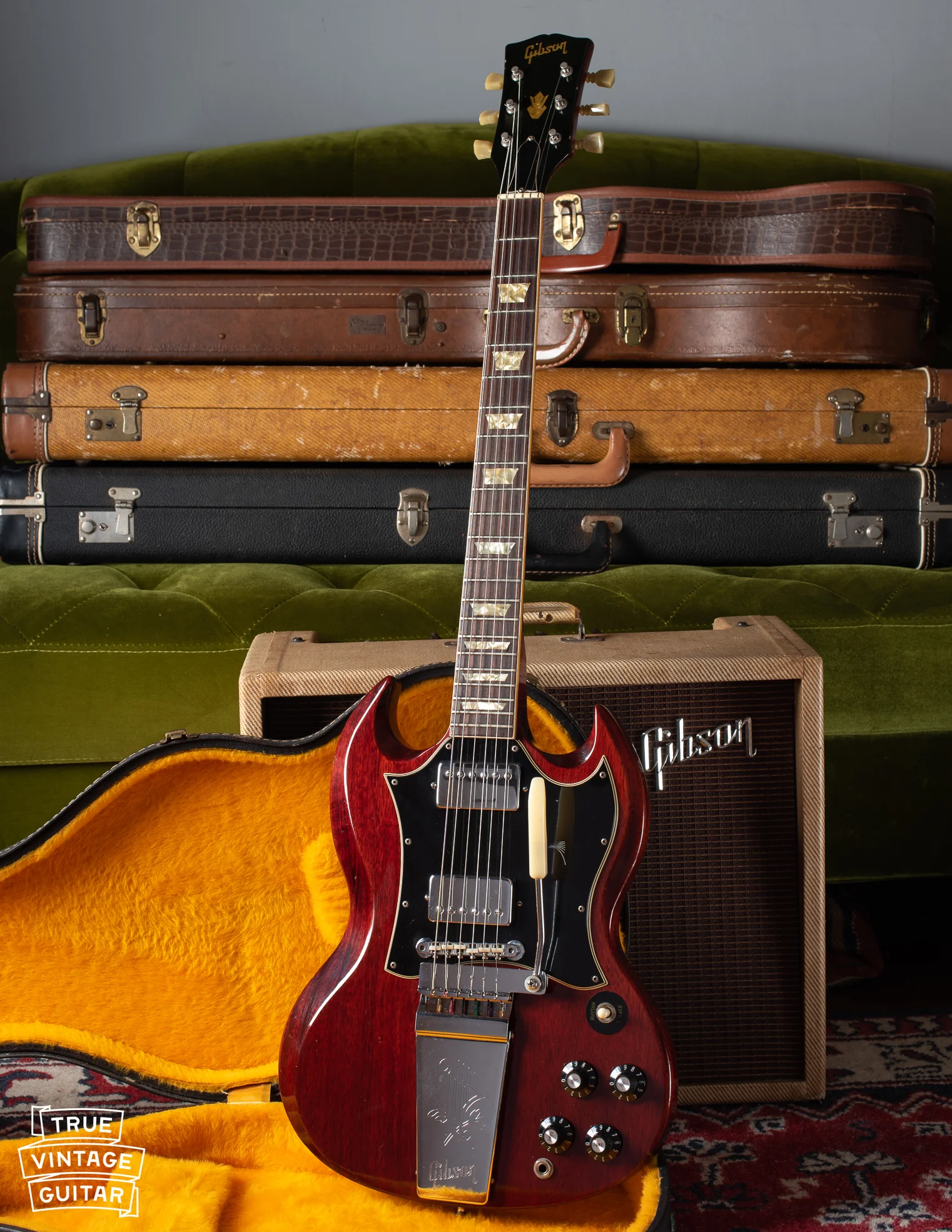 Gibson SG Standard 1968 Cherry Red - Image 2