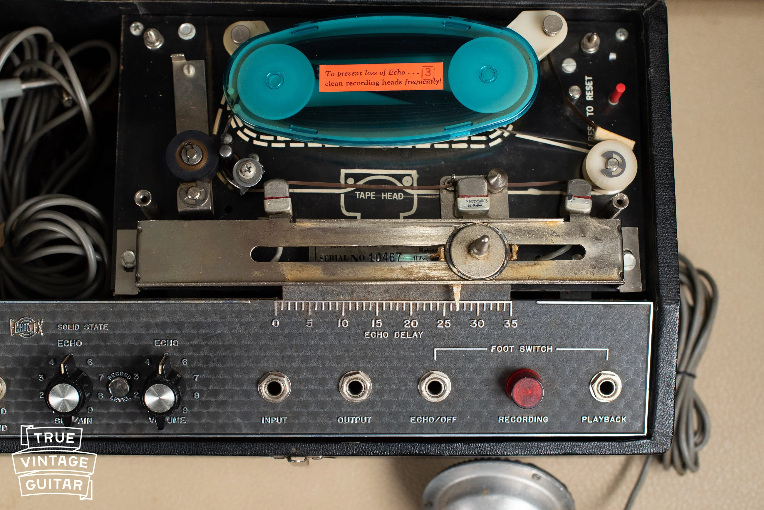 Vintage 1971 Maestro Echoplex EP-3 Black Top Tape Echo - Image 16