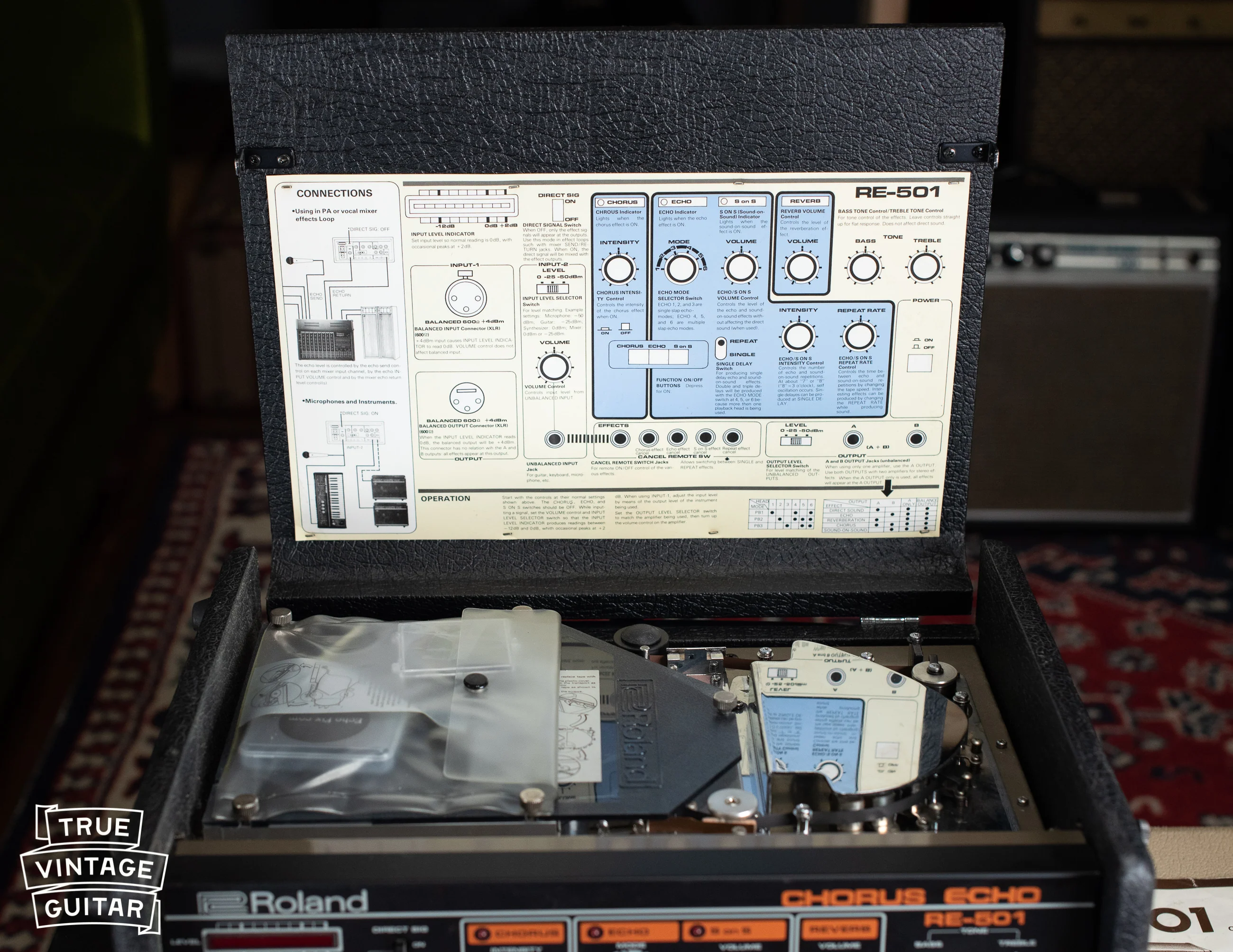 Vintage Roland RE-501 Chorus Echo 117V USA Market - Image 9